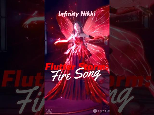 Nikki's Flutter Storm: Fire Song Outfit #infinitynikki #dresstoimpress #makeovernikki #ps5 #gaming