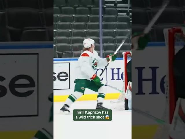 Kaprizov’s trick shot  (via mnwild/TT)