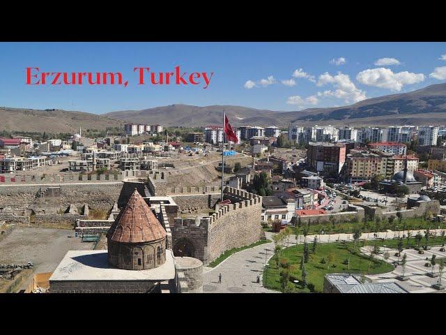 One Day Walking around Erzurum City in Turkey