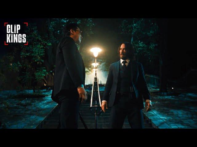 John and Caine Take on the Assassins | John Wick: Chapter 4