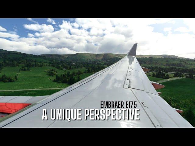 A unique perspective of the Mach Loop! The new Embraer E175 by FlightSim Studio (MSFS)