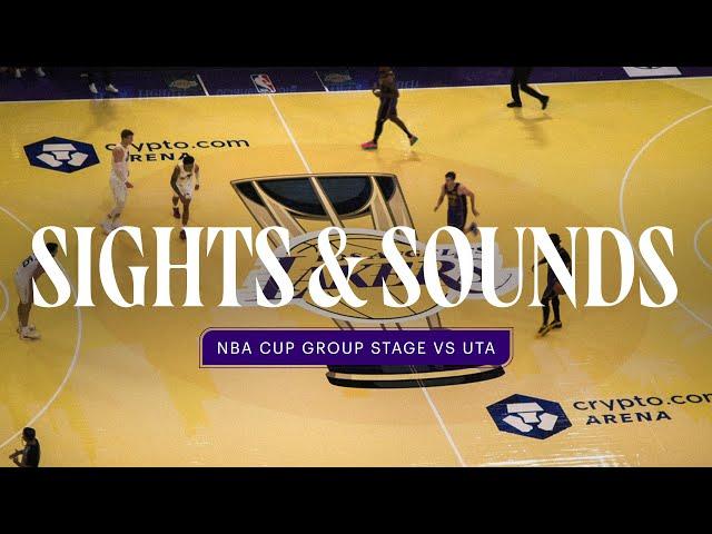 Sights and Sounds NBA Cup vs UTA