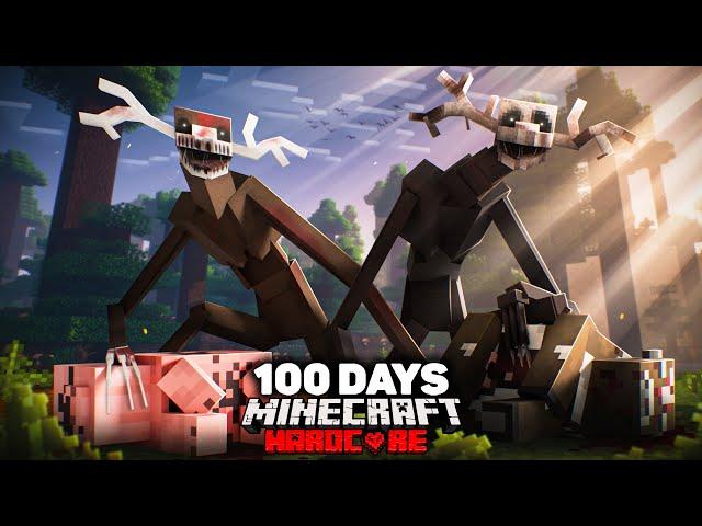 I Spent 100 Days In A Skin Walker Outbreak In Hardcore Minecraft... Here's What Happened