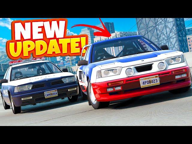 NEW Update Makes Police Chases in Traffic INSANE in BeamNG Drive 0.26!