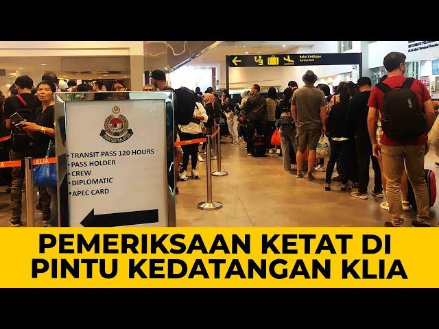 SETING KAUNTER KLIA SUDAH TIDAK ADA DAN RAMAI YG GAGAL MASUK .