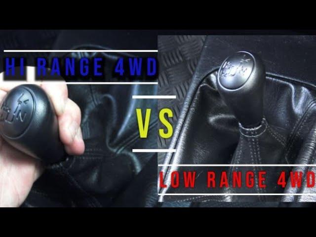 HI Range 4wd VS Low Range 4wd When to use them!!