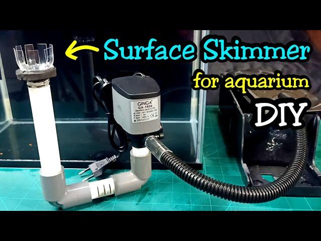 Making DIY Surface Skimmer for Aquarium.