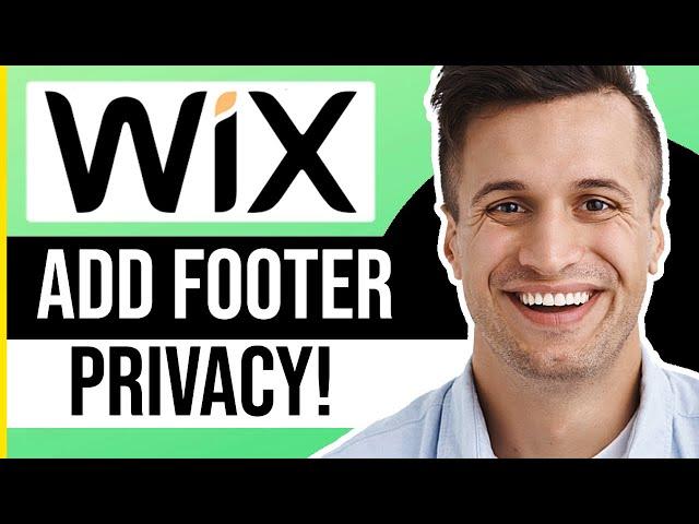 How to Add Footer Privacy Policy in Wix Website (Tutorial)