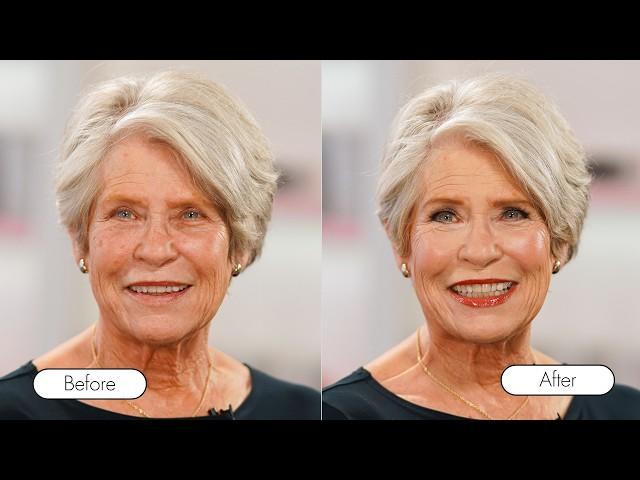 Secret Hack for Enhancing Small Eyes Over 70 | Nikol Johnson