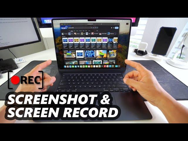 How To Screenshot & Screen Record On Apple MacBook Air M3