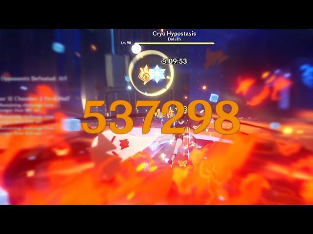 Cryo Hypostasis in 19 Seconds Speedrun | Spiral Abyss