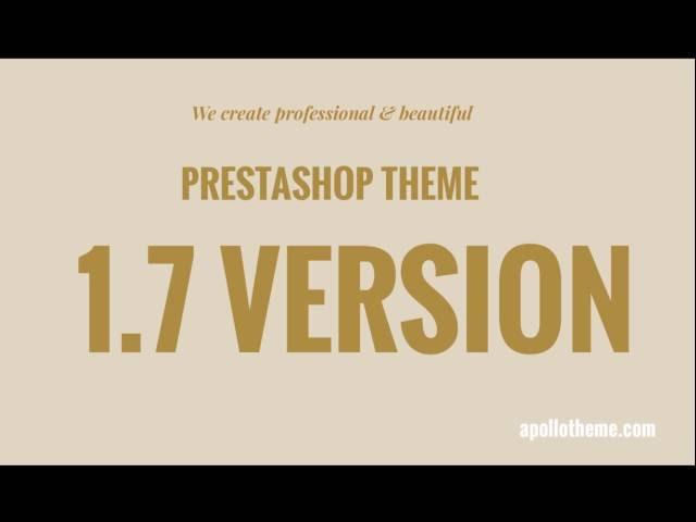 [FREE THEME 1.7 PRESTASHOP] AP AMELIA THEME - apollotheme.com