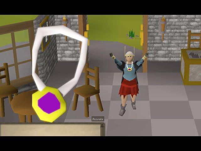 Amulet of Glory on an Ironman!! OSRS