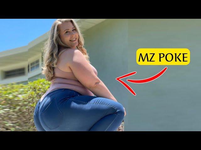 MZ Poke Beautiful American Plus Size Model | Content Creator | Body Positivist Model