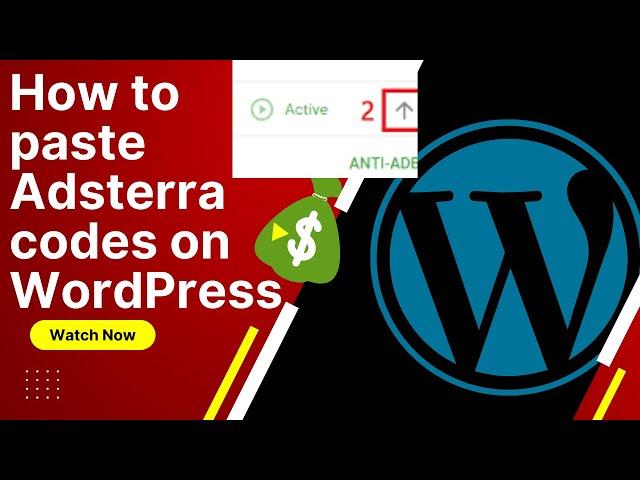 How To Setup Adsterra Codes On WordPress Website