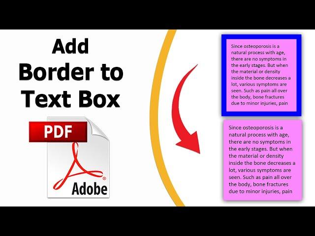 How to add borders to text box in pdf using adobe acrobat pro dc