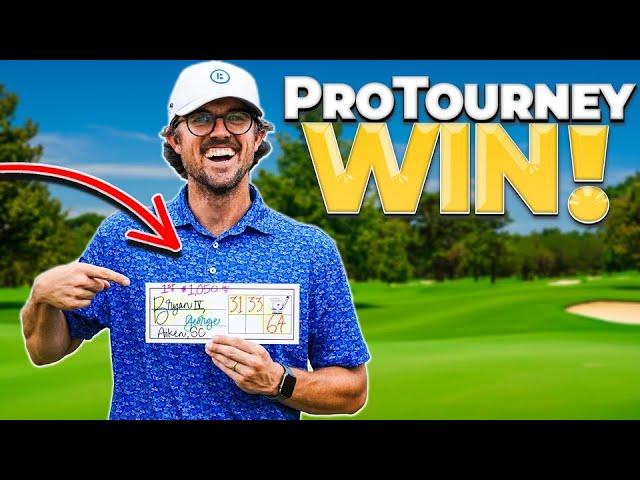 I WON A PROFESSIONAL GOLF TOURNAMENT!!!