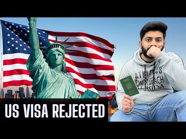 MY USA VISA REJECTION STORY  Mara USA Ka VISA Reject Hogya  #usa #usvisa #rejection 