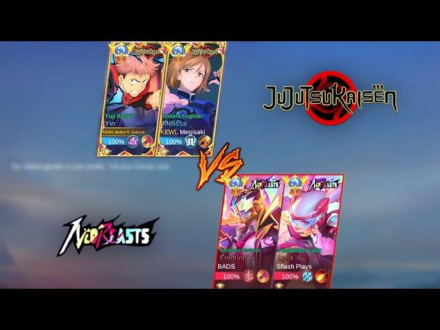 JUJUTSU KAISEN vs NEOBEAST! BATTLE OF THE YOUTUBERS ( WHO WILL WIN? )