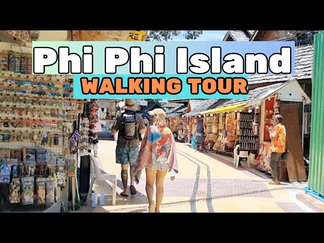 THAILAND EP3. WALKING TOUR OF PHI PHI ISLAND Tonsai Pier