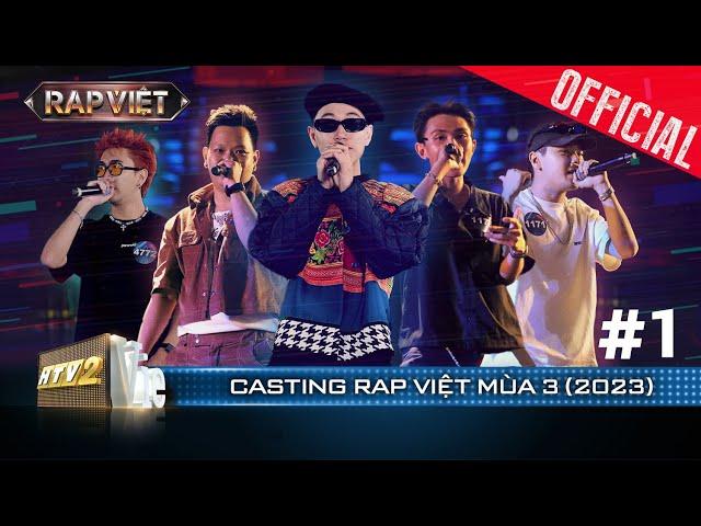 Casting Tập 1: Double2T khiến BGK gật liên tục, MANBO Willistic tung flow cực chiến | Rap Việt Mùa 3