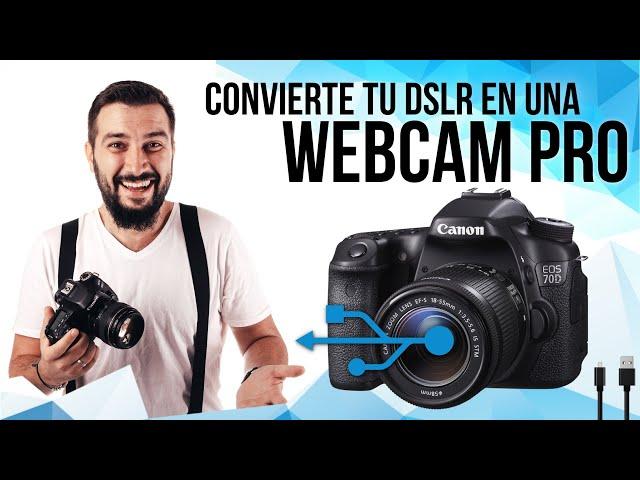 Convierte tu DSLR en una WEBCAM con EOS WEBCAM UTILITY | Julian Marinov