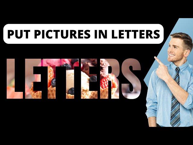 How To Put Pictures In Letters On Canva Tutorial