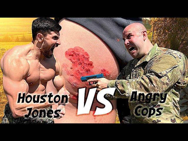 Creating the WORST 9mm SIMUNITION INJURY of all Time | Bodybuilder VS Angry Cops