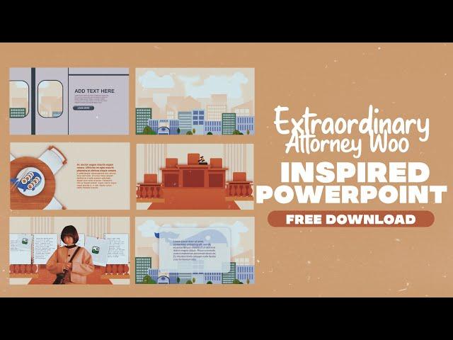 EXTRAORDINARY ATTORNEY WOO Inspired Powerpoint Template (Free Download) | John Mark Nieva