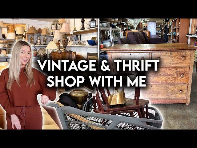 THRIFT SHOP WITH ME | HIGH-END HOME DECOR ON A BUDGET