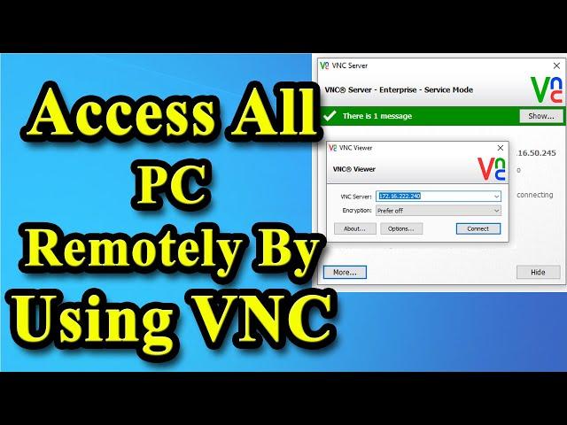 Access All Windows and MAC computer remotely using Real VNC