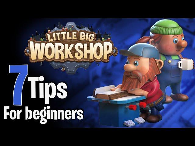 My 7 Tips for Little Big Workshop!