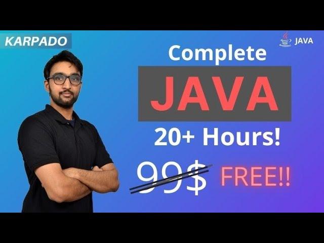 Java Complete Course! | Java Tutorial for Beginners | Online Java Training | Learn Java Programming