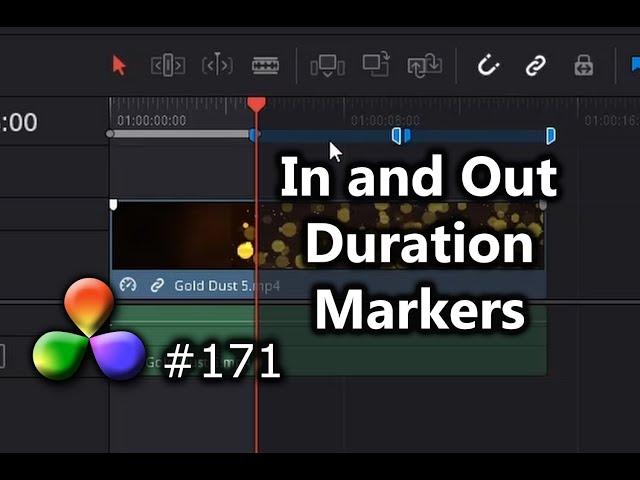 DaVinci Resolve Tutorial: How To Create In and Out Duration Markers