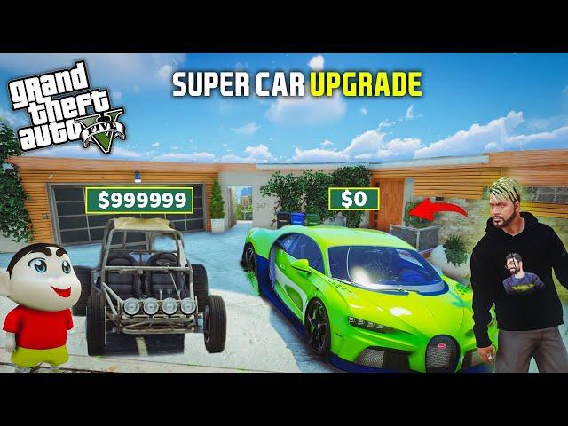 Gta 5:Franklin & Shinchan Ultimate Super Car Upgrade Challenge In Gta5.!As Gaming Malayalam