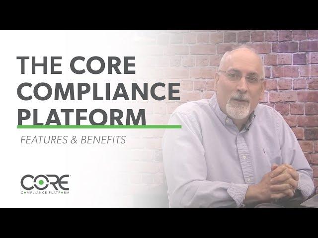 CORE Compliance Software | ISO Software Features & Benefits