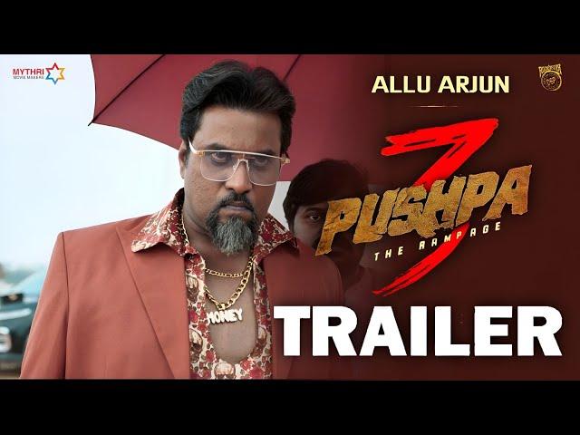 Pushpa - 3 The Rampage | Official Trailer | Allu Arjun | Sukumar | Rashmika | Fahadh New Updates