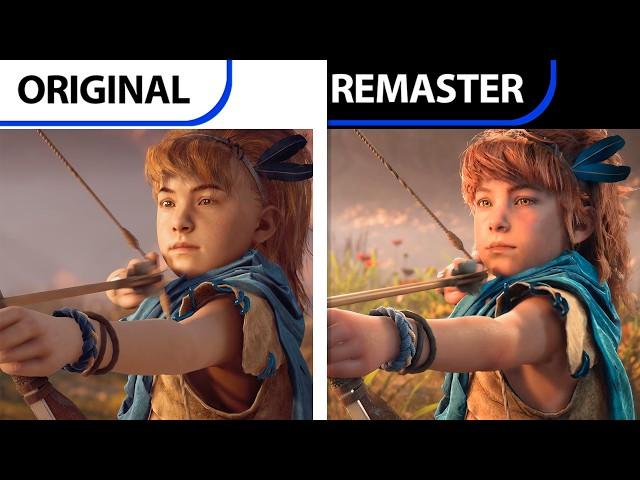 Horizon Zero Dawn Remastered  | Original VS Remaster | Graphics Comparison Trailer