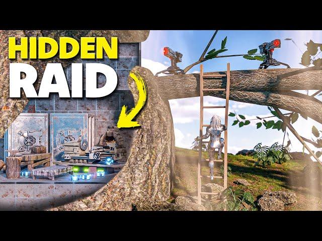 How I Raided This OP Hidden Tree Base For Riches In ARK