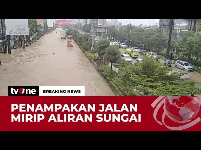 Intensitas Hujan yang Tinggi Sebabkan Akses Utama Kota Bekasi Lumpuh oleh Banjir | tvOne