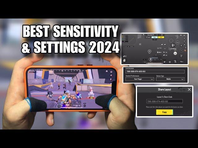 NEWBEST SENSITIVITY & SETTINGS 2024iPhone 13 Pro Lofty Pubg Mobile 4 Fingers&Gyro