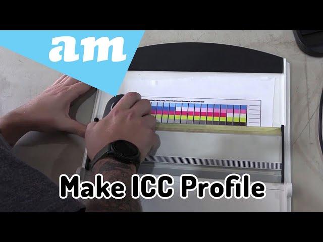 How to Make ICC Profile for Large Format Printer by FlexiPRINT Software with Spectrophotometer