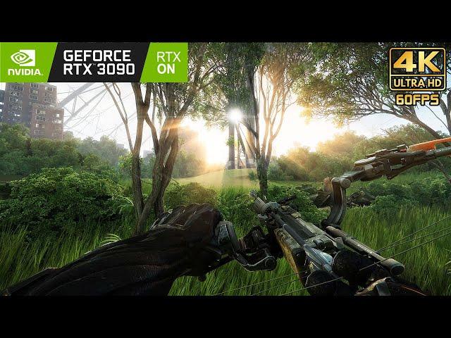 CRYSIS 3 REMASTERED - 4K Ultra Realistic Graphics + Ray Tracing (RTX 3090) Gameplay @ ᵁᴴᴰ 60ᶠᵖˢ 