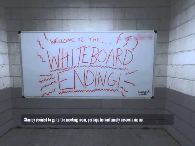 The Stanley Parable - Whiteboard Ending