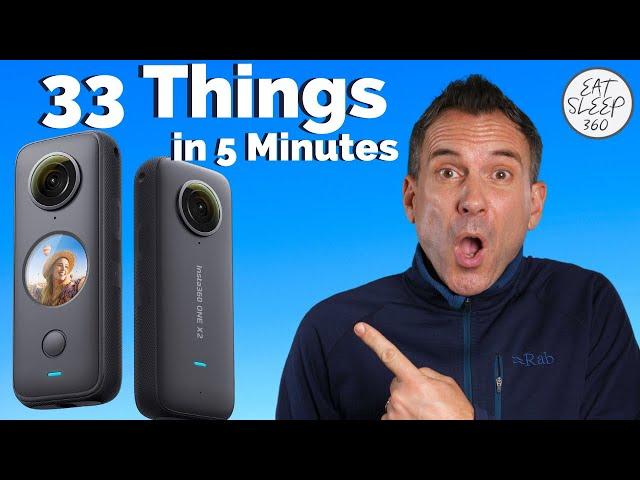 Insta360 ONE X2 - 33 Things you need to know in less than 5 minutes