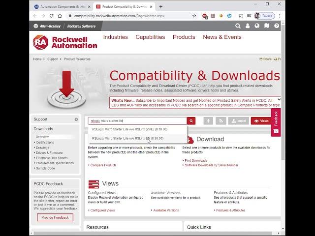 Downloading 3 PLC RSLogix Emulator Apps