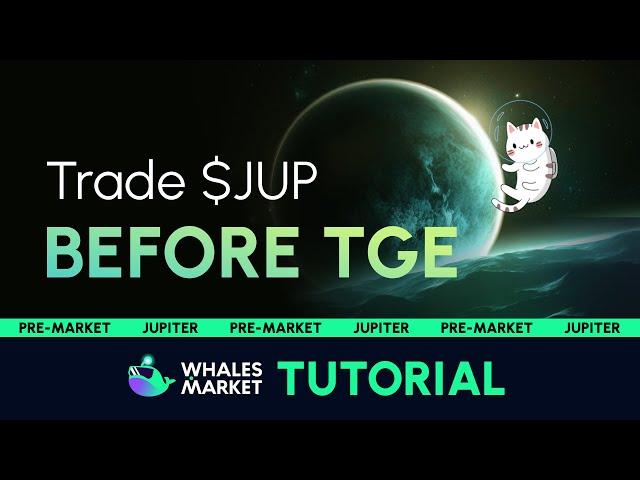 How to Buy/Sell JUP Airdrop Allocations on Whales Market? | Pre-Market (part 1)