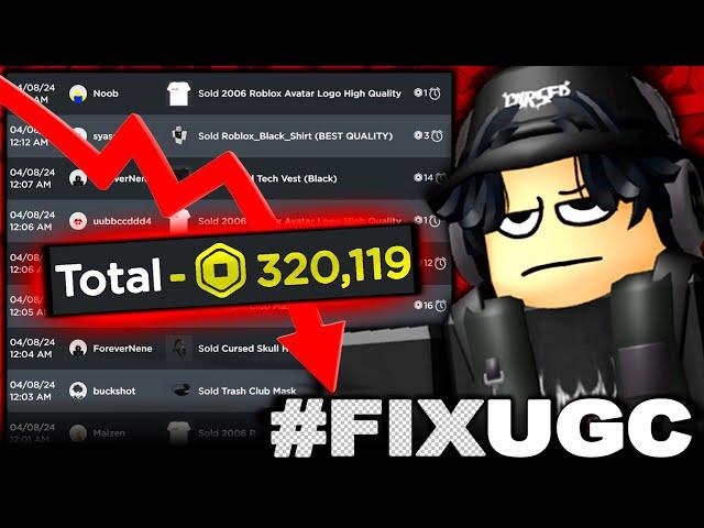 Why I don't make robux anymore... UGC SUCKS! (ROBLOX)