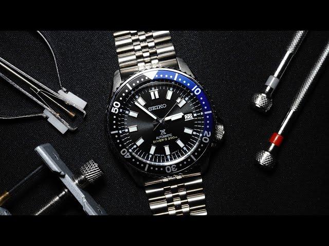 Seiko Mod - SKX007 Batman Build