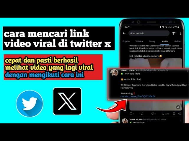 Cara Mencari Link Video Viral di Twitter X